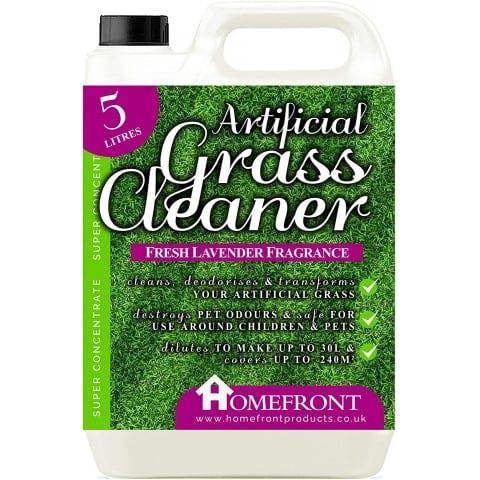 Homefront Artificial Grass Cleaner - Cleans and Sanitises Artificial Grass to Remove Germs, Stains, Odours, & Urine Lavender 5L