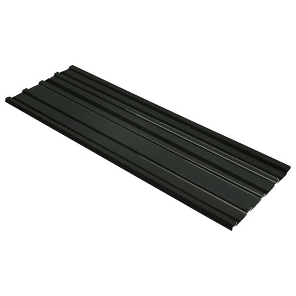Berkfield Roof Panels 12 pcs Galvanised Steel Anthracite