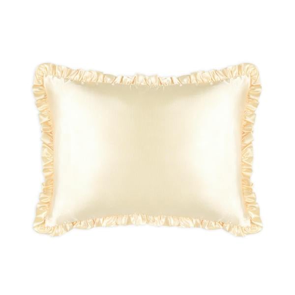 Silver Cloud Beauty Silver Cloud Satin Frilly Pillowcase - Buttercup Collection