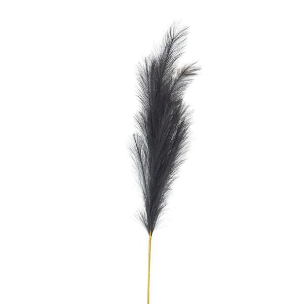 Wyld Haus Set of 3 Grey Large Faux Pampas Grass Stems