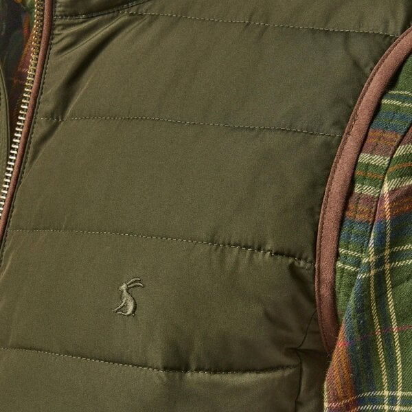 Joules HERITAGE PADDED Gilet   in  Green