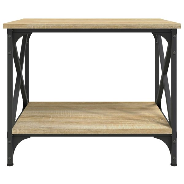 Berkfield Side Table Sonoma Oak 55x38x45 cm Engineered Wood