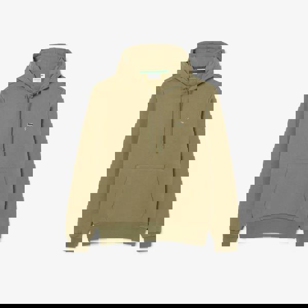 Lacoste Mens Organic Cotton Hoodie - Green - 