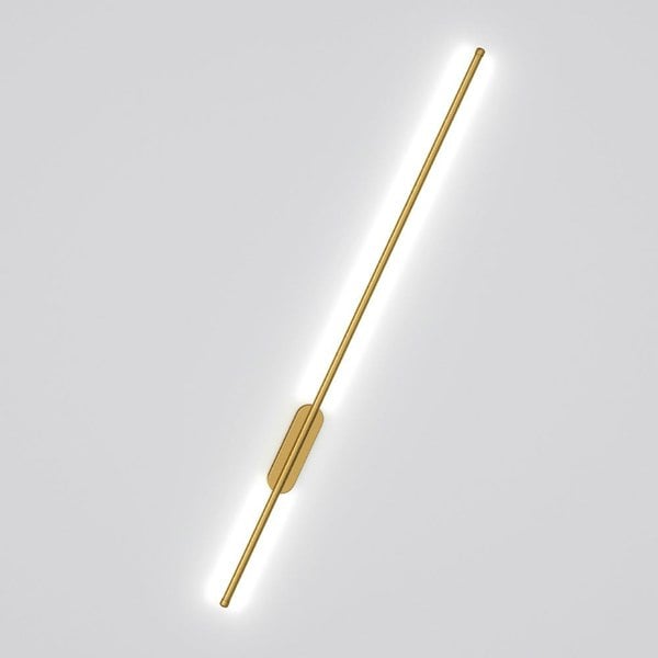 Modern Gold Aluminum Linear LED Wall Lighting Fixture 100cm Wall Lamps Living and Home