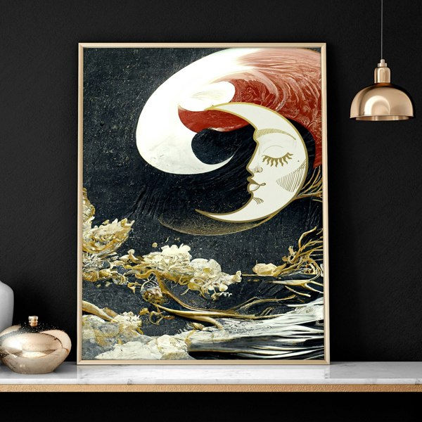 Wall art Japanese | set of 3 framed wall art prints