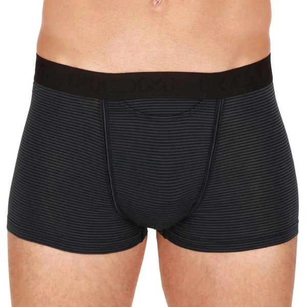 HOMTrunkSimon Stripe Modal Stretch HO1 Boxer Brief, BlackBoxers & Briefs
