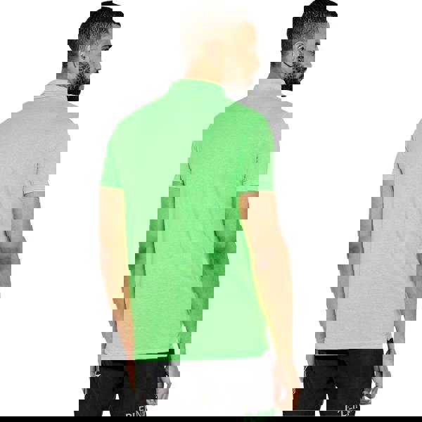 Plein Sport Scratch Logo Green Polo Shirt