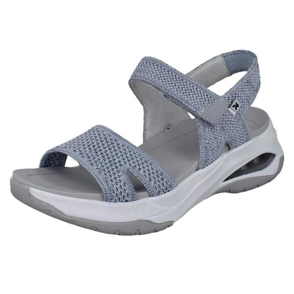 Rieker Ladies Rieker Sport Knit Wedge Sandals W3152
