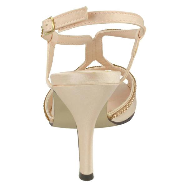 Anne Michelle Ladies Anne Michelle Diamante T-Bar Sandals