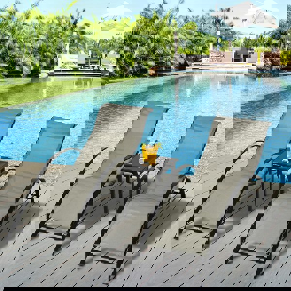 Outdoor Lounge Chair Set