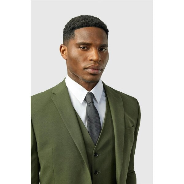 Limehaus Slim Fit Olive Jacket