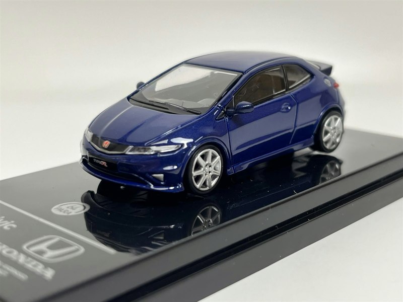 Paragon Honda Civic 2007 Type R FN2 Sapphire Blue LHD 1:64 Paragon 55396