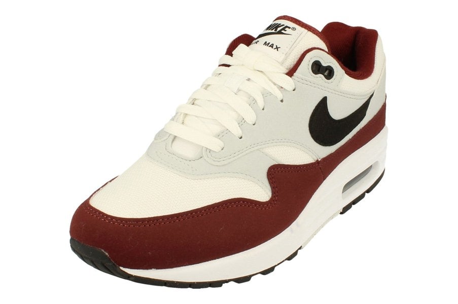 Nike Air Max 1 Mens Trainers Fd9082  106 - White Black Dark Team Red 106 - Photo 0