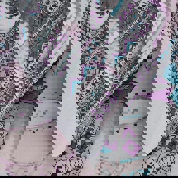 Smart Living Reversible Polycotton Elephant Mandala Duvet Cover and Pillowcase Set - Purple