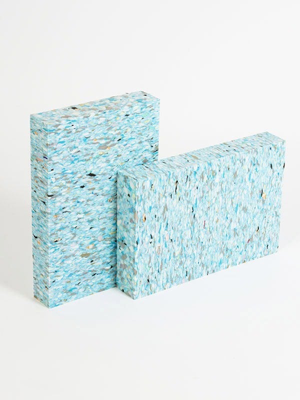 Yoga Studio Recycled Chip Foam Full Yoga Blocks (Twin Pack)