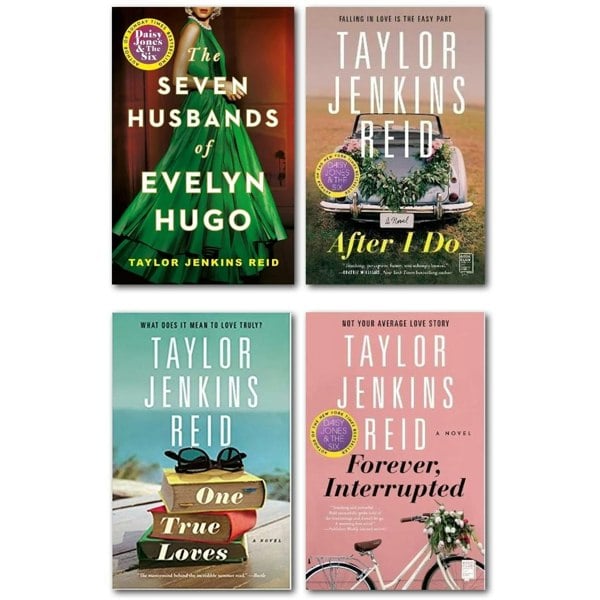 Taylor Jenkins Reid 4 Book Set Forever, Interrupted, After I Do, One True Loves & The Seven Hus...