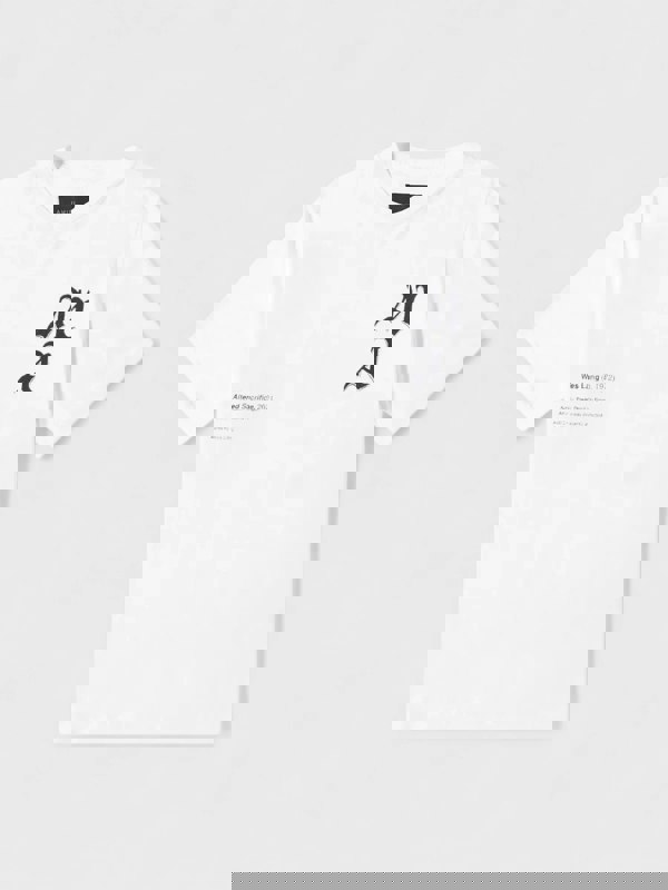 Amiri Wes Lang Checker Skull T Shirt White