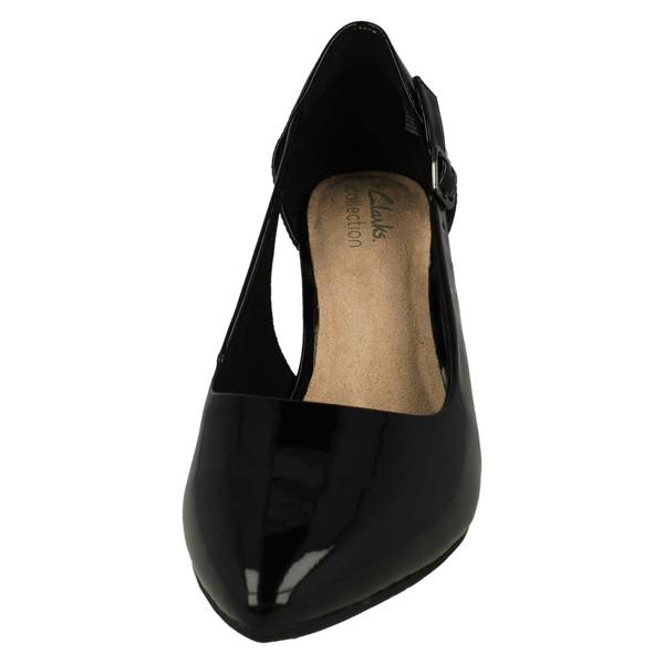 Clarks Ladies Clarks Cut Out Buckle Detailed Court Shoes Kataleyna Rae