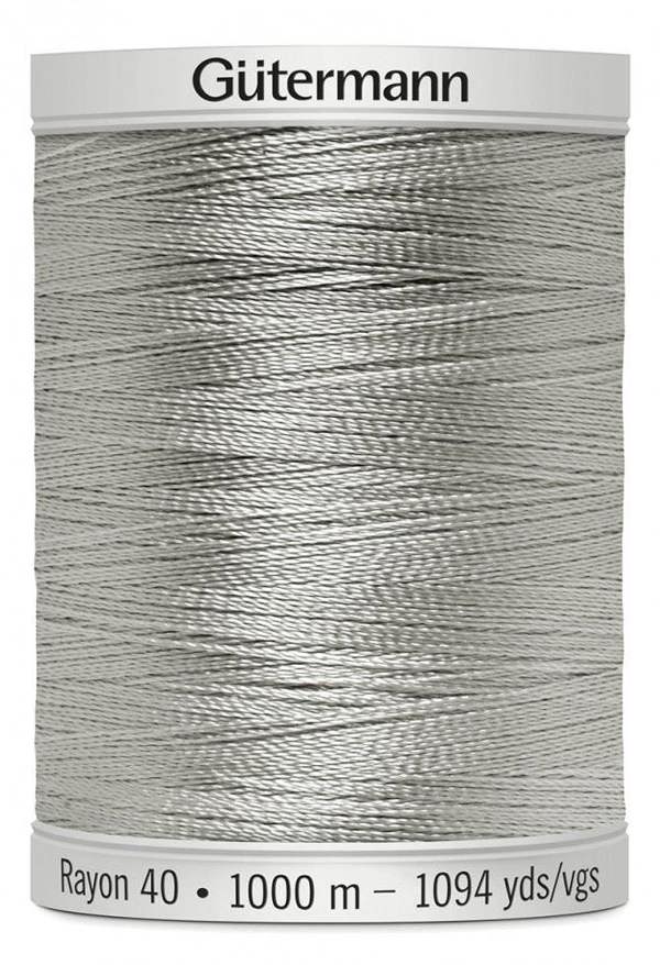 Gutermann No 40 Sulky Rayon Embroidery Thread 1000m Rayon Thread Suitable For Embroidery