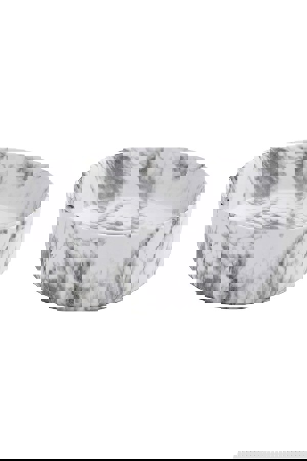 Living and Home Round Marble Vessel Bathroom Sink