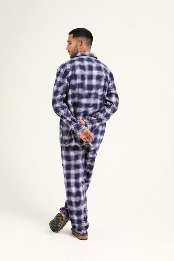 Mister You Plaid Pyjamas in Midnight - Pajamas