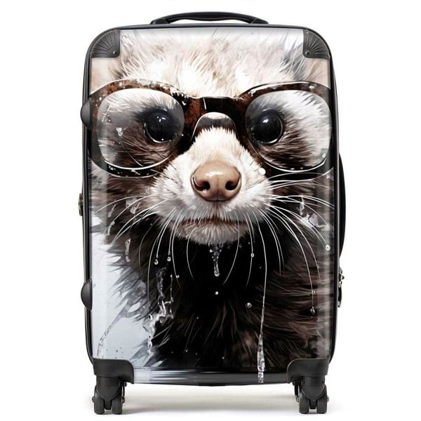 Warren Reed Splashart Ferret Suitcase