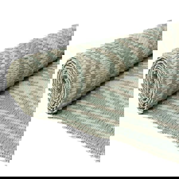 JVL The Gardener Reversible Large Leaf Outdoor Garden Rug 120x170cm