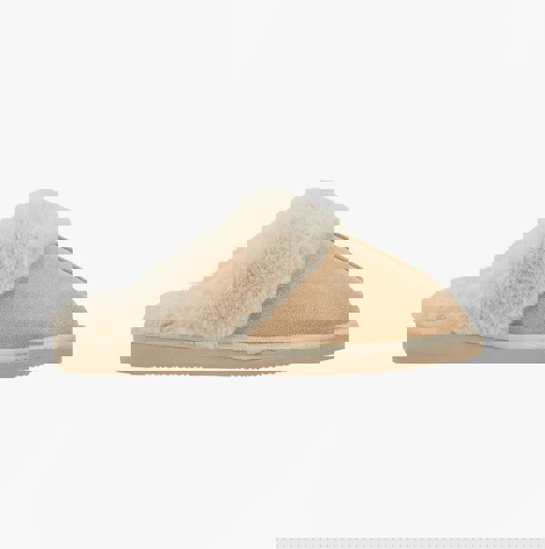 Jo & Joe GLIMMER Womens Mule Slippers Beige