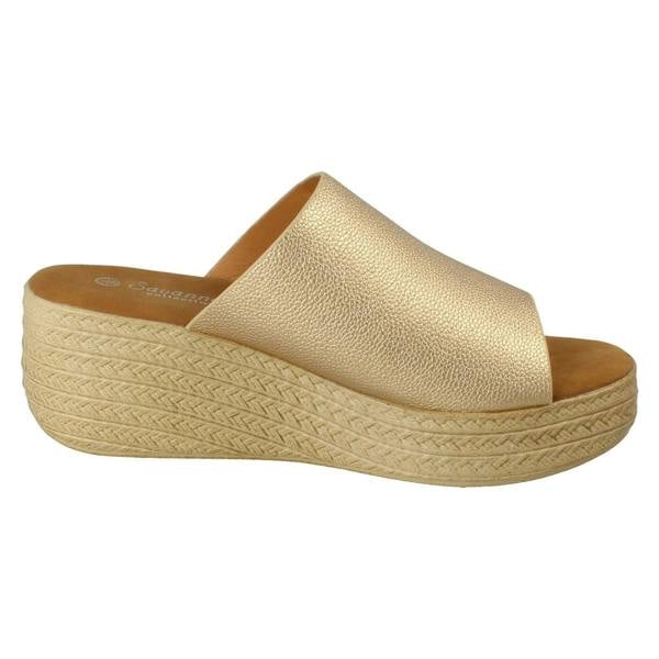 Savannah Ladies Savannah Platform Sliders F00478