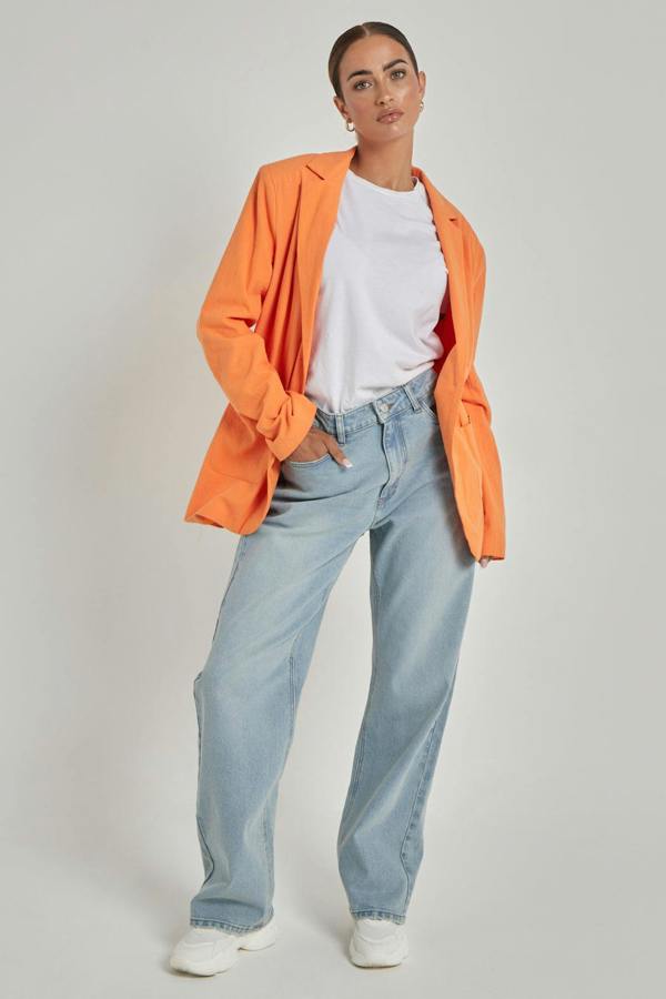 Urban Bliss Linen Oversized Blazer
