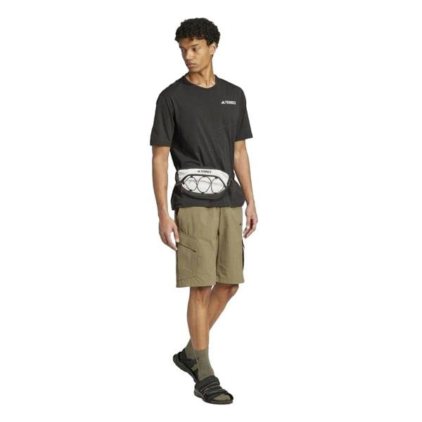 Adidas Mens Terrex Polyamide Cargo Shorts - Olive - 