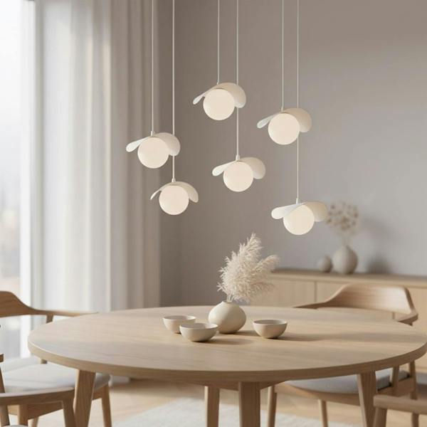 Emibig RITUAL Pendant lamp 6 x G9 White with White Shade