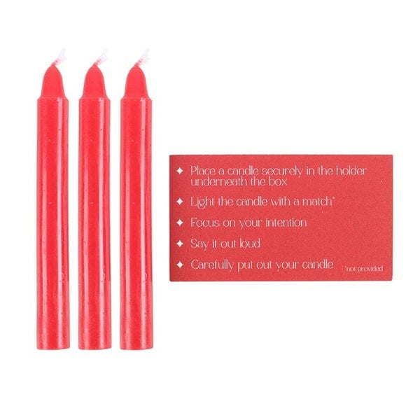 Serano Set of 3 Love Spell Candles in a Box