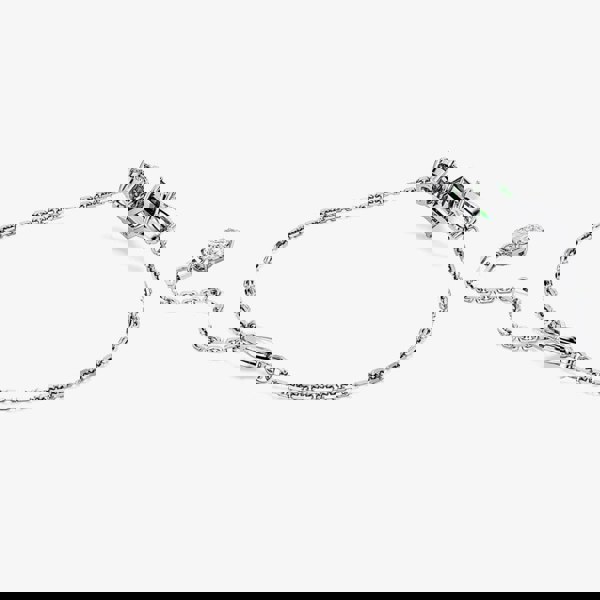 Swarovski Mesmera Green Mixed Cuts Rhodium Plated Bracelet 5668360 (M)