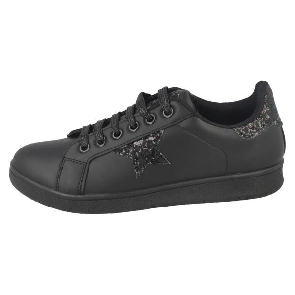 Spot On Ladies Spot On Glitter Star Pumps