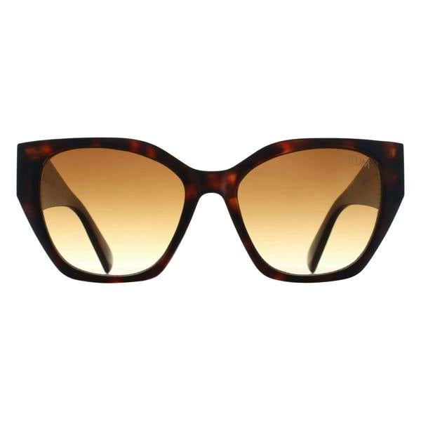 Atum Cat Eye Womens Brown Tortoise Brown Gradient Zenith Sunglasses