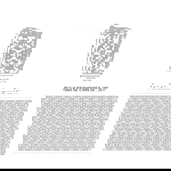 WT1556Y - Two Tone Grey Color Tile STicker - 24 pcs