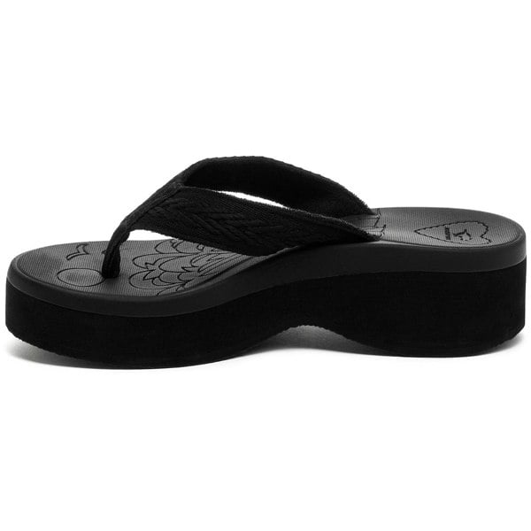 Rocket Dog Tizzy Webbing Textile Women's Black Sandals