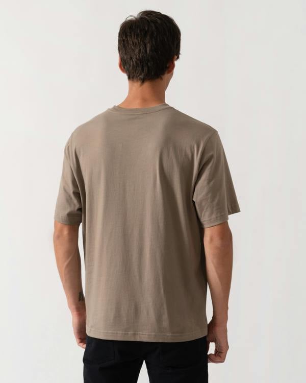 Moose Knuckles Mens Yul Classic T-Shirt - Ashen 1968
