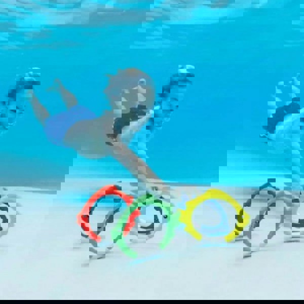 Intex 3 in 1 Intex Underwater Dive Aquatic Balls, Play Sticks and Fish Rings