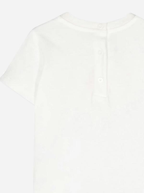 Fendi Kids Fendi Baby Girls Heart Logo T-Shirt in White