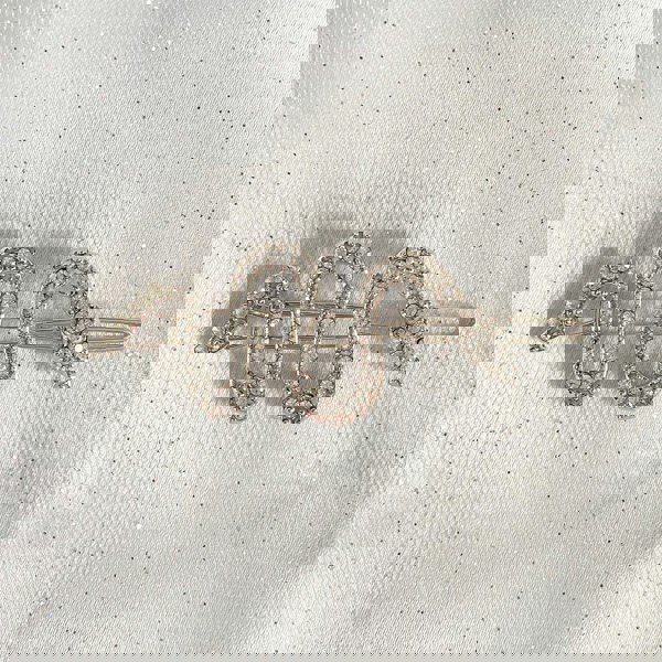 snake hair accessory in silver