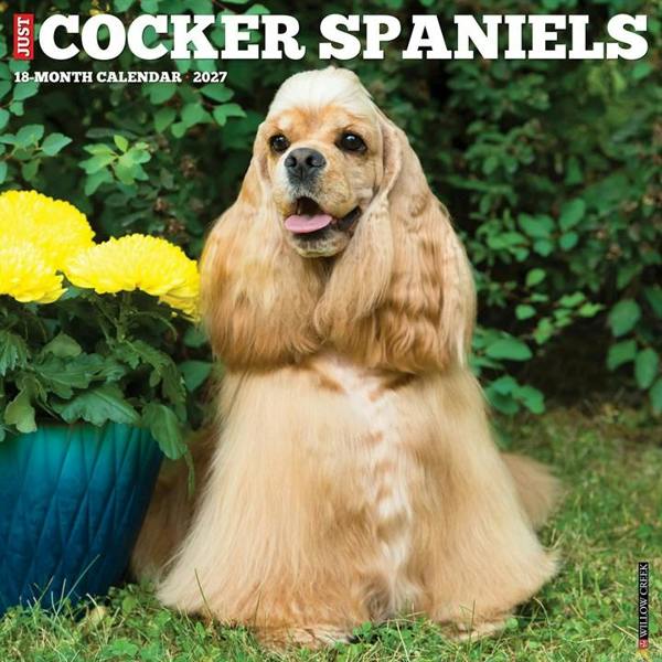 Cocker Spaniels Calendar 2027, Wall Calendars, Month To View, Dogs, Gift