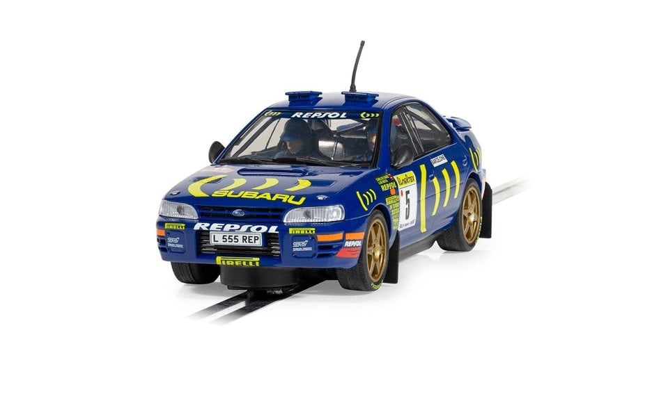 Scalextric Subaru Impreza WRX 1995 Carlos Sainz Rally 1:32 Scale Scalextric C4555
