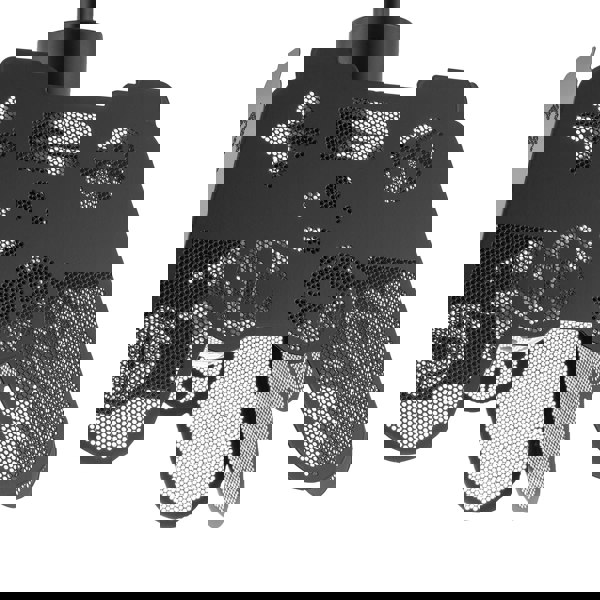 Modern Matte Black Game Controller Pendant Shade with Laser Cut Holes Image 8