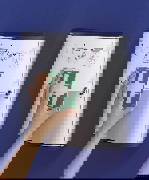 Durable Aluminium Fist Aid Lock Box with Wall Fixings | 2 Compartments