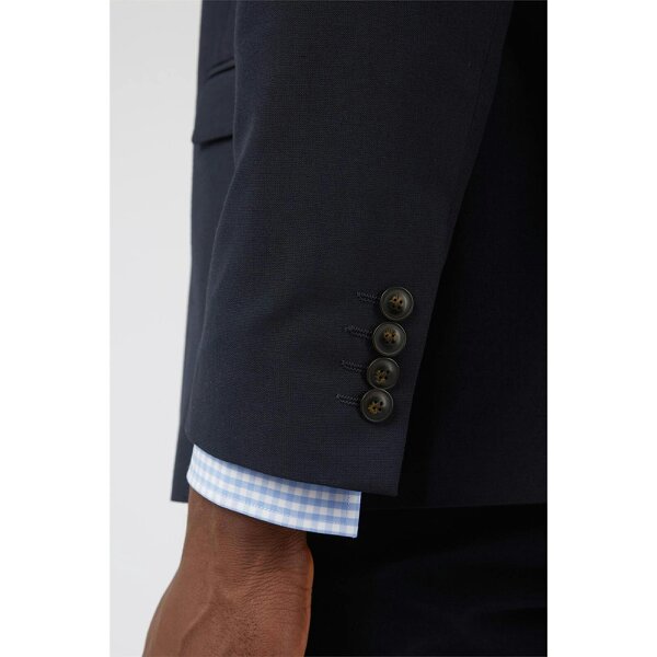 Limehaus Regular Fit Navy Stretch Jacket