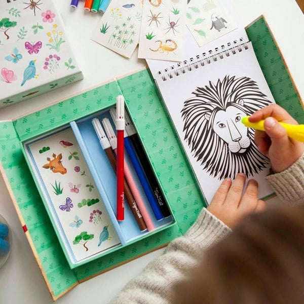 Tiger Tribe Colouring Set - Animal All-Stars