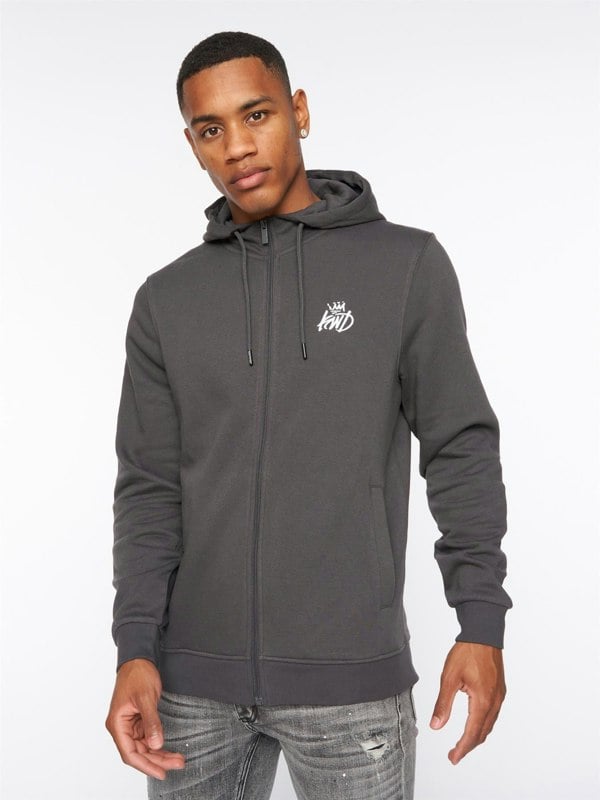 Kings Will Dream Coby Zip Thru Hoody Asphalt