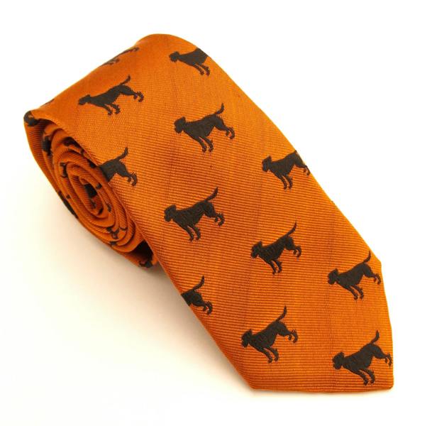 Labrador Country Silk Neck-Tie by Van Buck – Premium Men's Patterned Shirt by Claudio Lugli | Bold Design, Tailored Fit, Best Printed Shirts